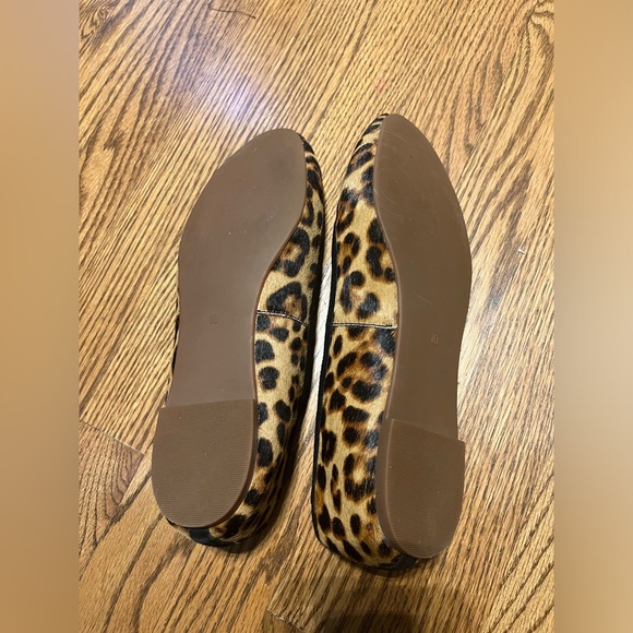 Madewell Leopord Ballet Flat Size 10 - Picture 3 of 4